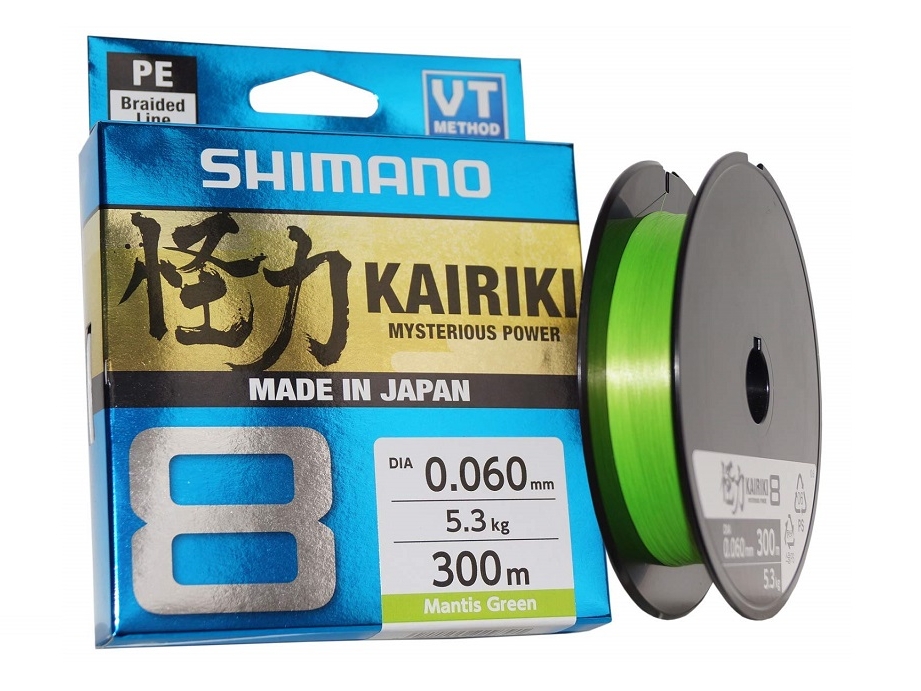 Treccia Shimano Kairiki 8 300 m Mantis green