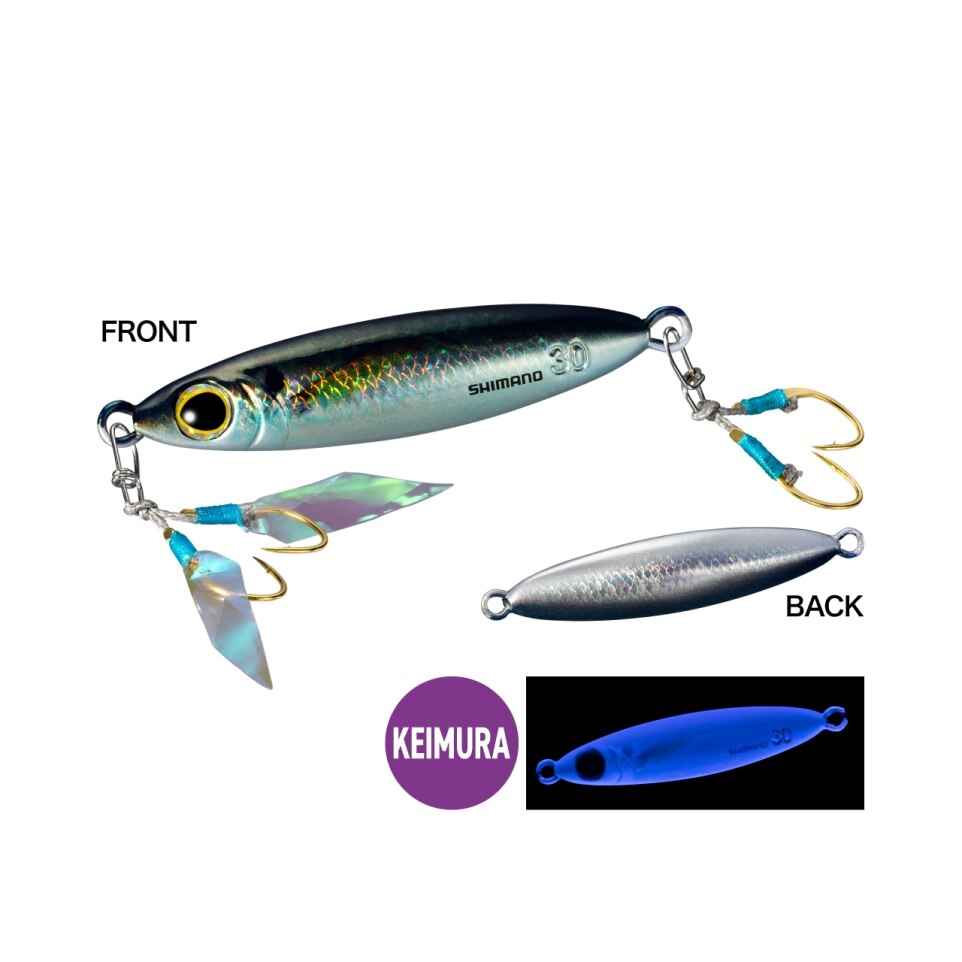 Metal Jig Shimano Ocea Stinger Butterfly Flat Light 80 g col. 007