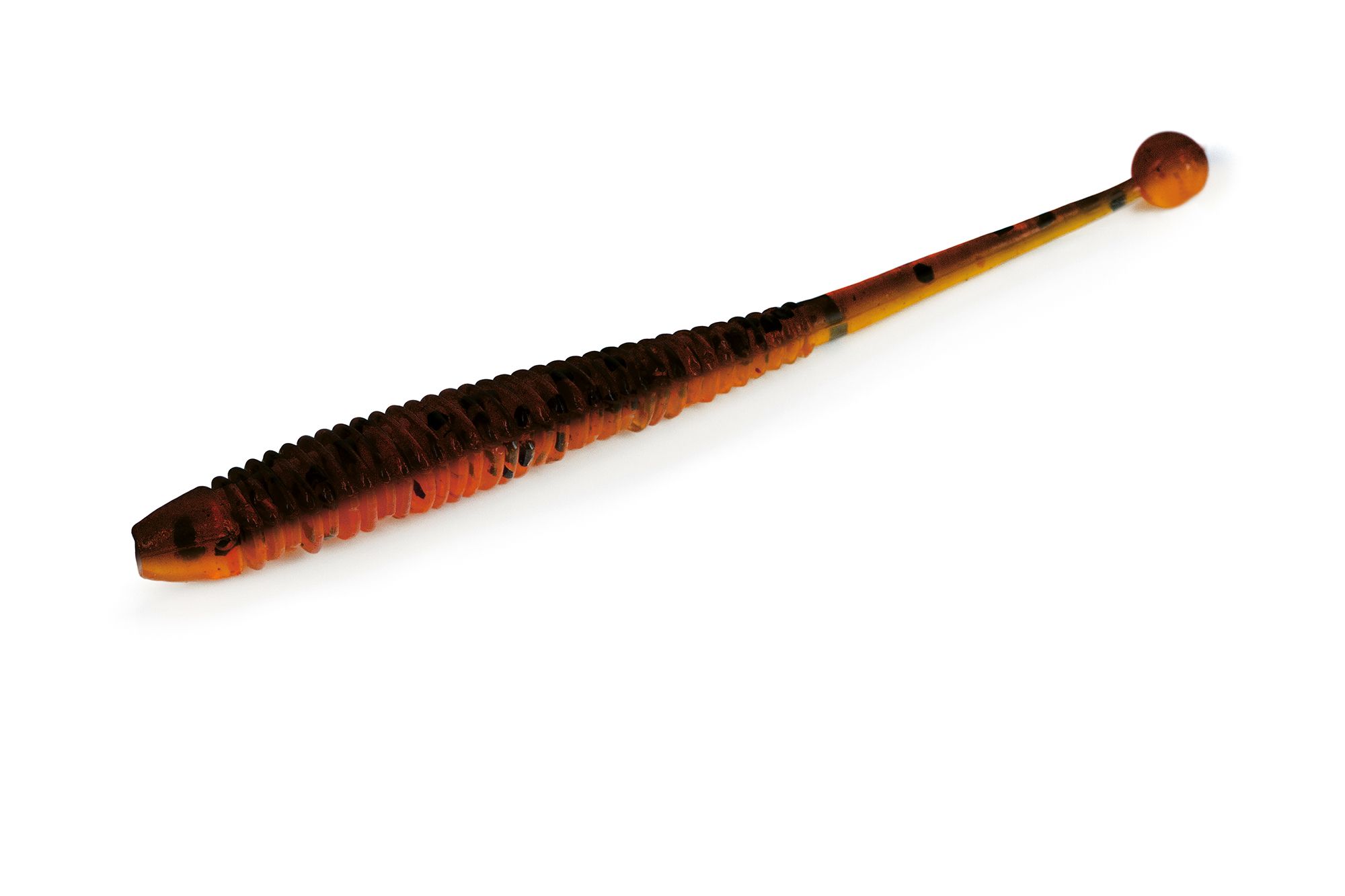 Softbait Molix Sator Worm 4" col. 452 UV Orange Pumpkin