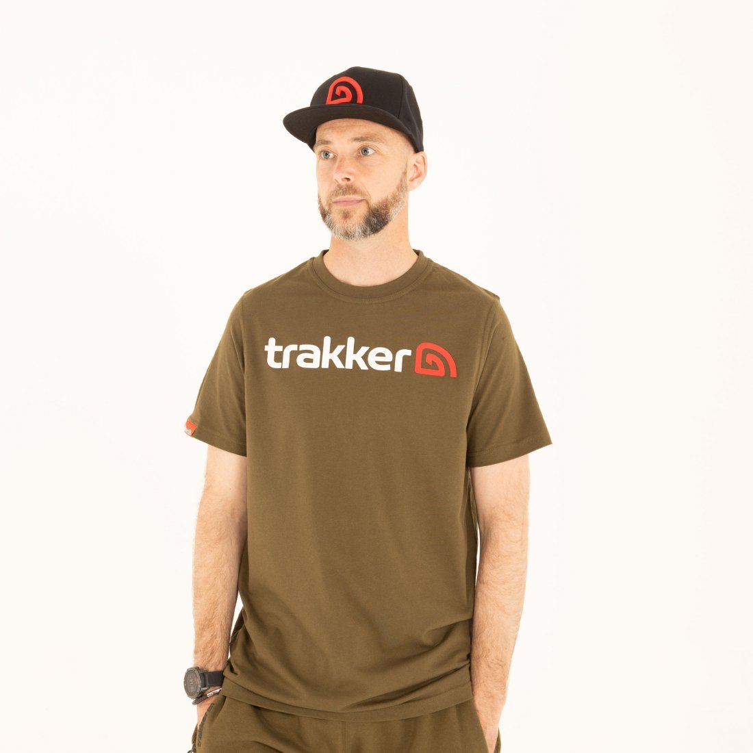 T-Shirt Trakker CR Logo col. Olive Green