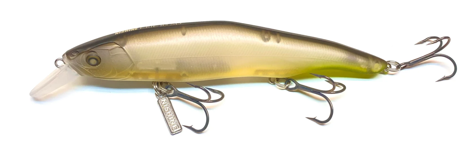 Jerkbait Nishine Erie 115SD col. Ghost Smelt