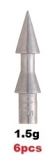 Piombi Insert Valley Hill TG Tungsten Nail Sinker RB 1.5g