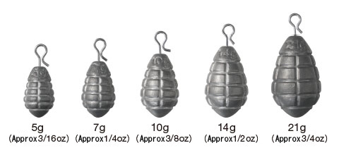 Piombo Nogales Grenade Sinker