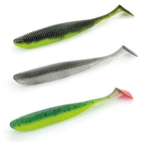 Artificiale  RA Shad 4,5" (6 pcs) col. MP2 Mixed Pack 2