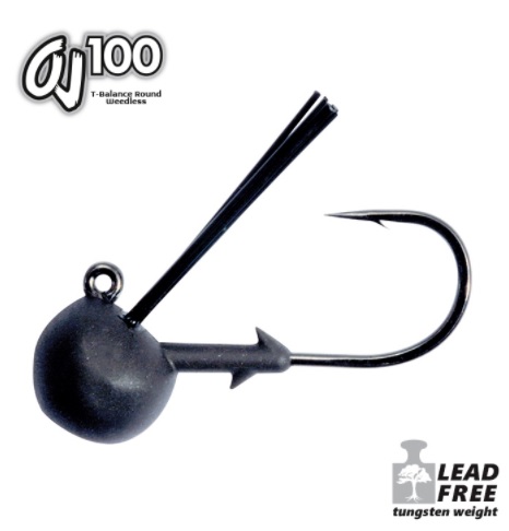 Amo t balance round weedless serie oj100 1/16 oz 1/0