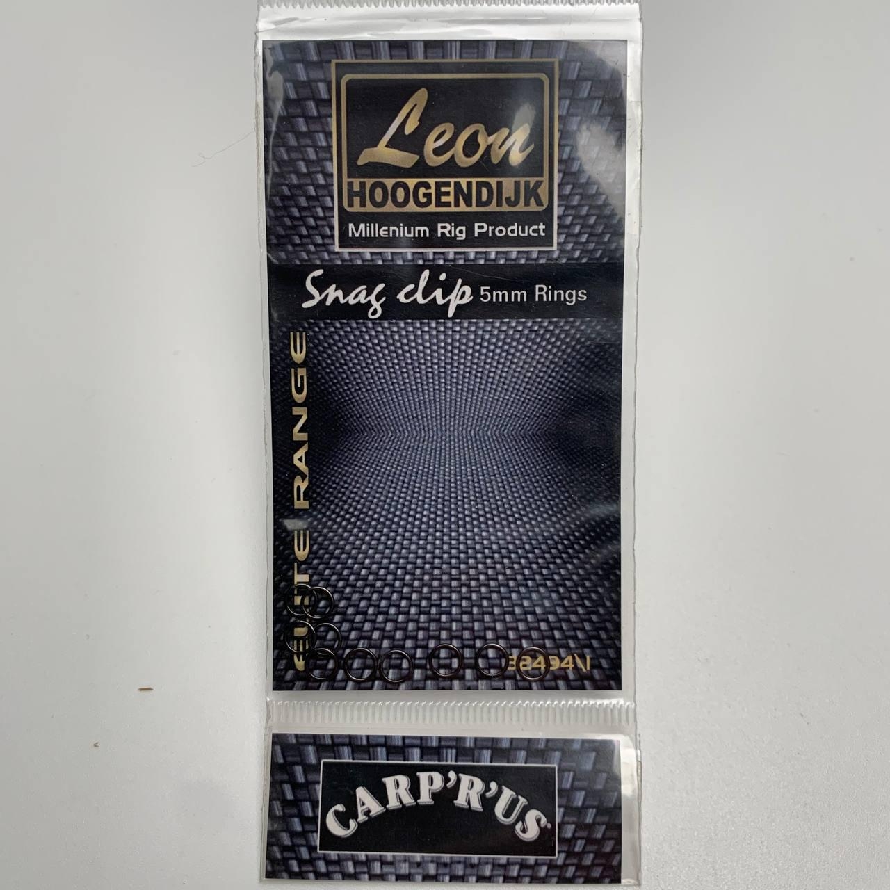 Leon Snag clip 5mm Rings