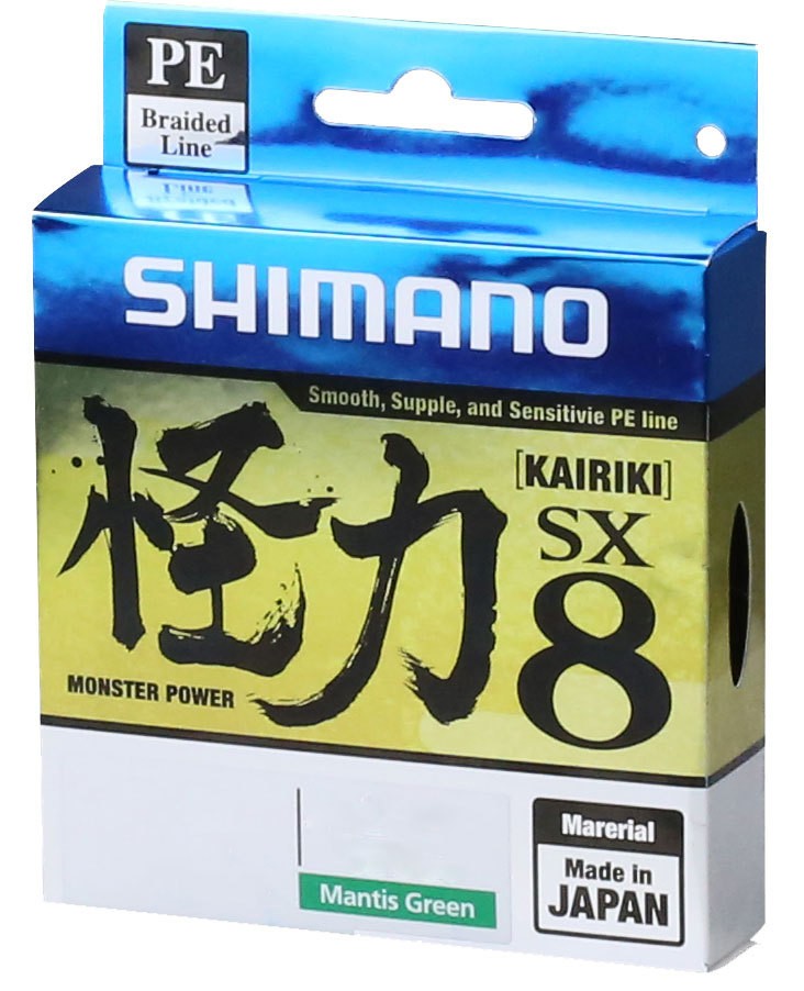 Treccia Shimano Kairiki PE 0,07 mm 4,5 Kg 150 m Mantis Green