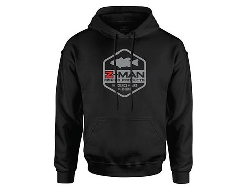 Felpa Z-Man Bass Logo Hoodiez col. Black