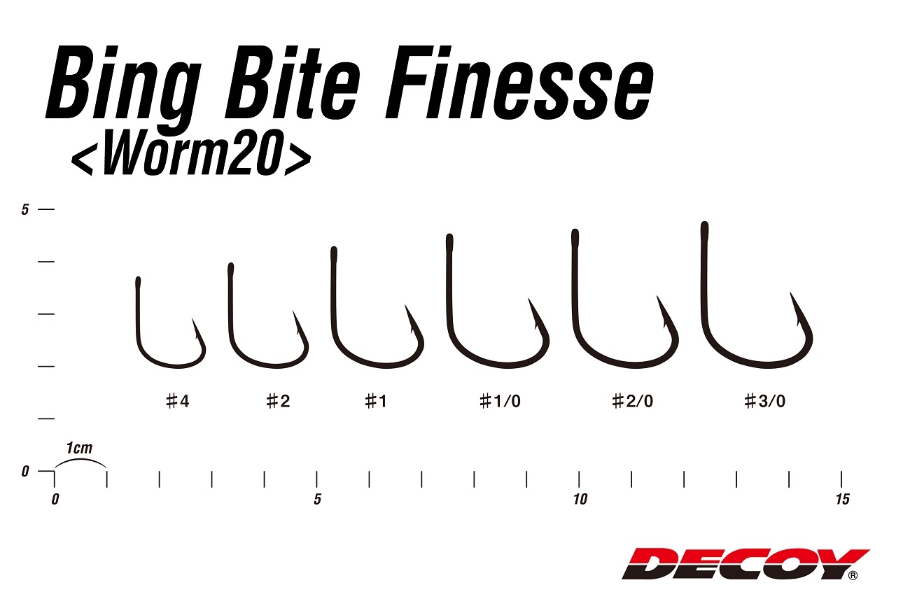 Amo Decoy Worm 20 Big Bite Finesse