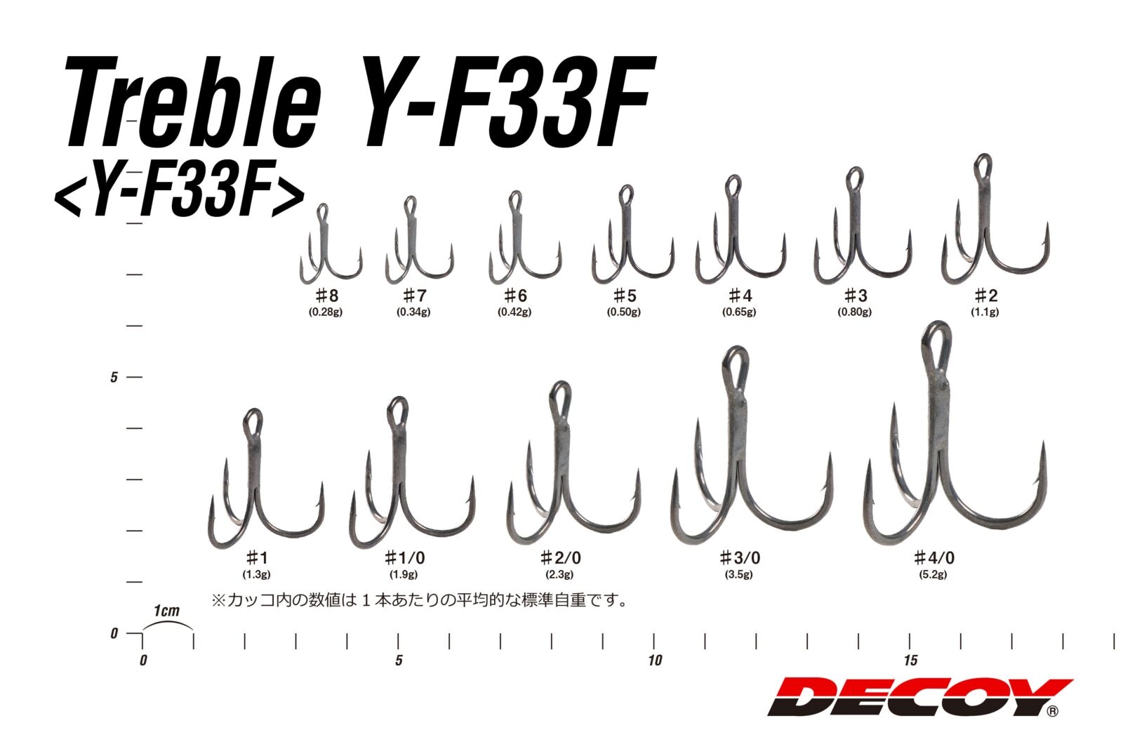Ancorette Decoy Y-F33F Treble 