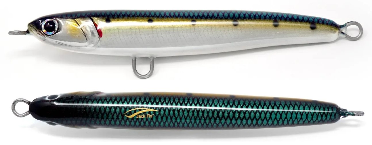 Sinking Stickbait Jack Fin Lara 135-S (Tuna Series) col. Sardine Sinking Stickbait Jack Fin Lara 135-S (Tuna Series) col. Sardine