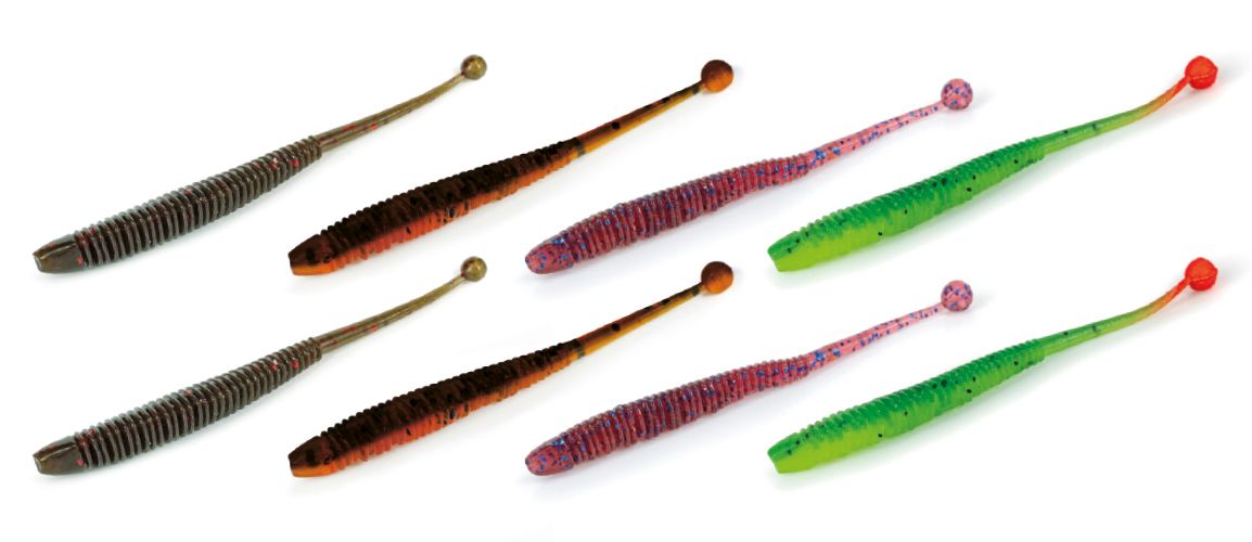 Softbait Molix Sator Worm 4" col. MP1 Mixed Pack 1