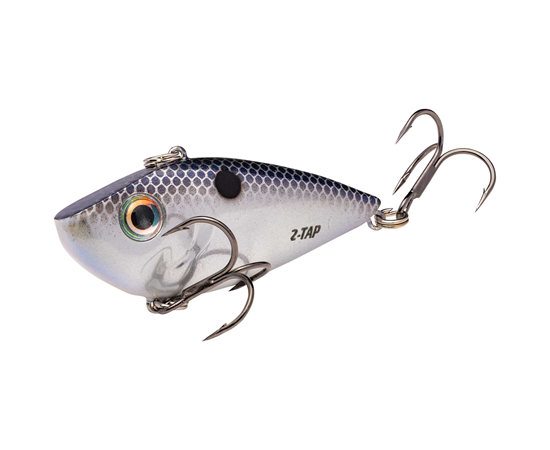 Lipless Strike King Red Eyed Shad Tungsten 2 Tap col 401 Chrome Blue
