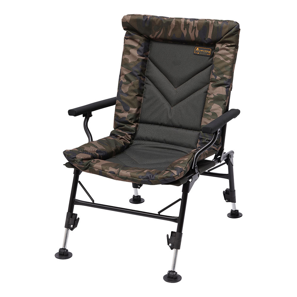 Sedia Prologic Avenger Comfort Camo Chair W/Armrests & Covers 140kg