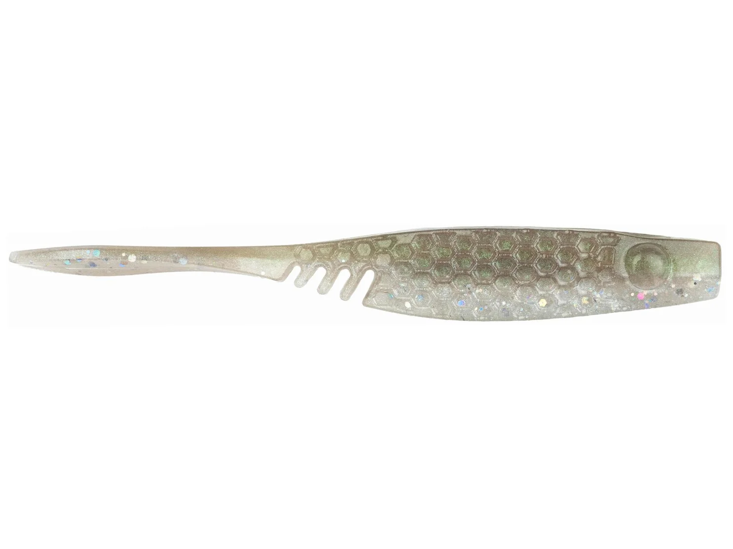 Soft Shad Netbait Hextec Eko Shad 4" col. X25685 Green Shad