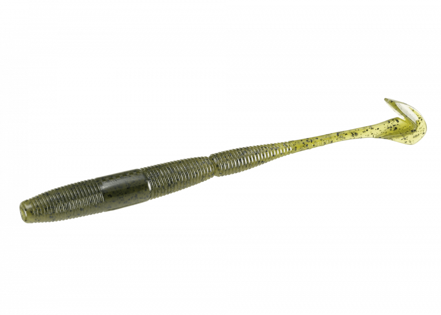 Soft Bait 13 Fishing Ninja Worm 5.5” 14cm Col. 11 Collard Green