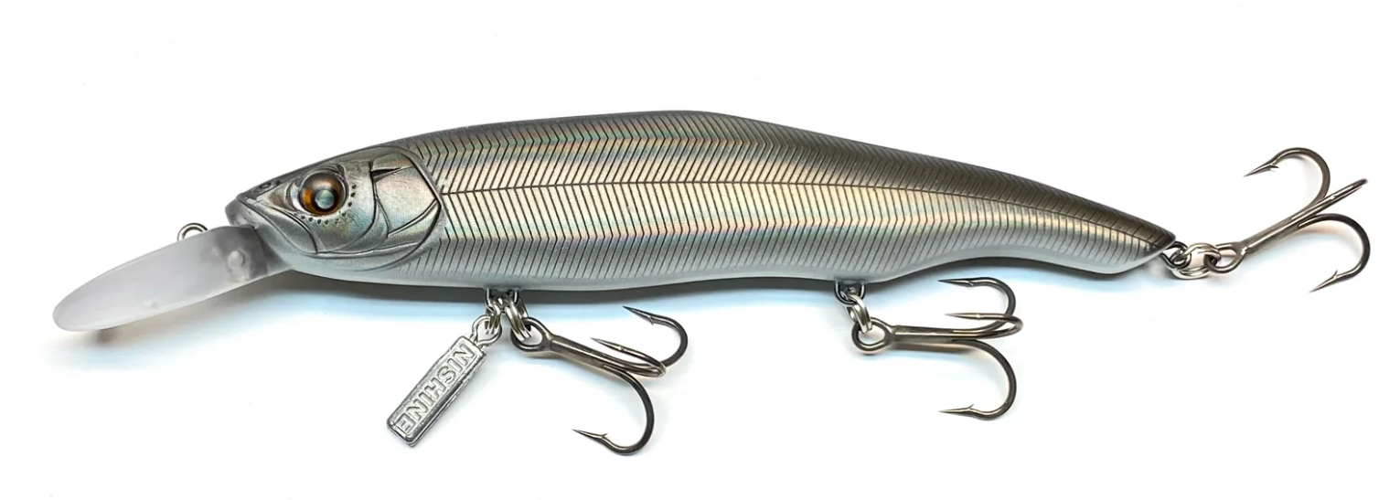 Medium Deep Jerkbait Nishine Erie 115MD col. Gun Metal