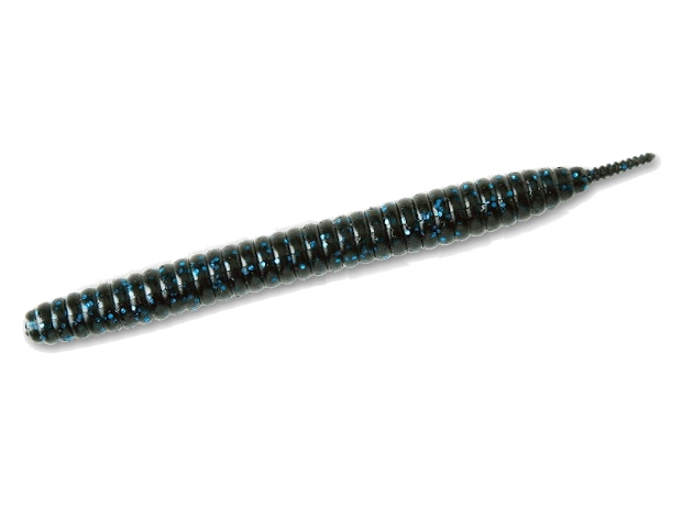 Soft Worm Deps Deathadder Stick 5.5” Col. #07 Black/Blue Flake