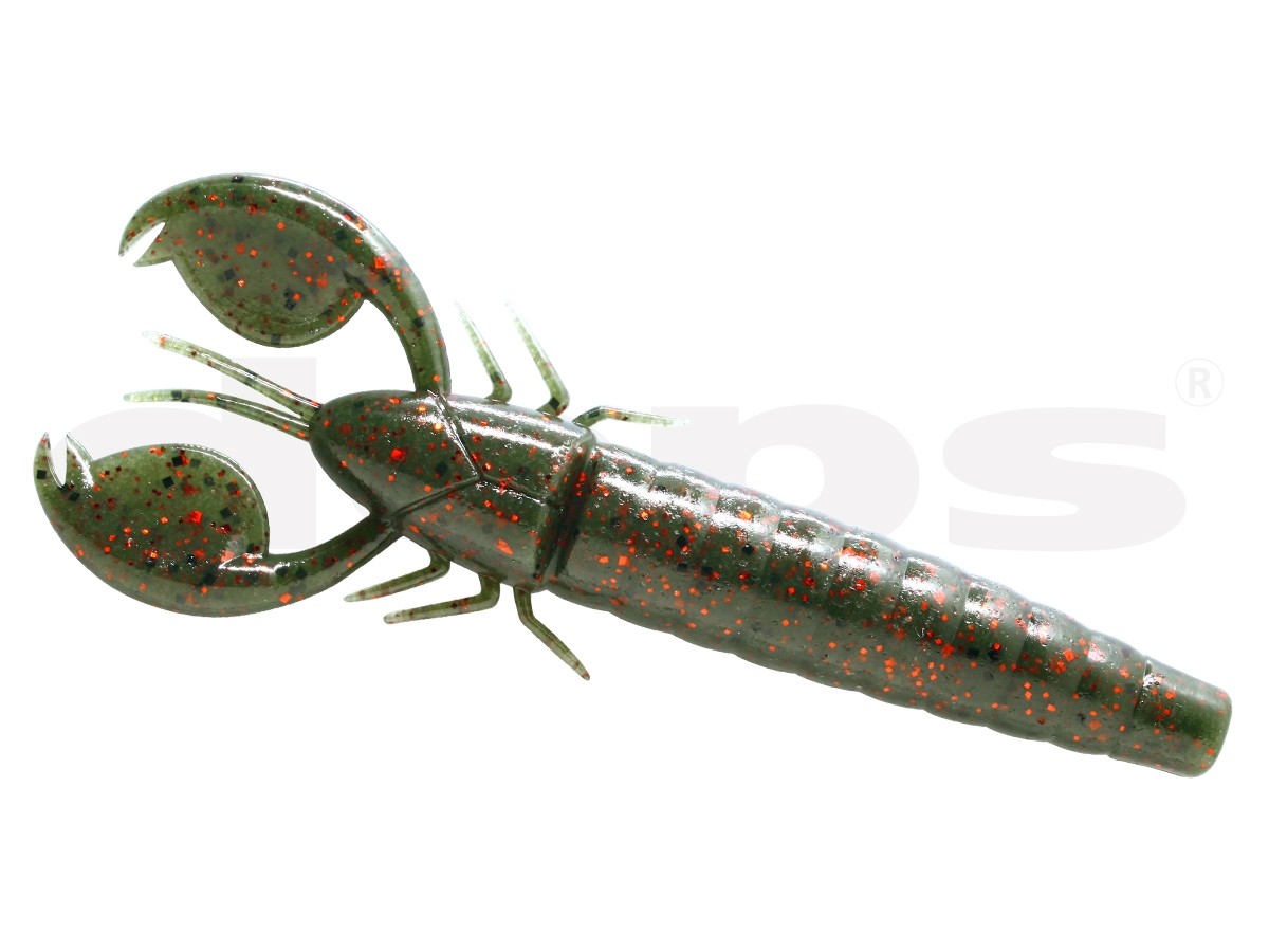 Gambero Deps Clap Craw 4" col. #30 Watermelon/Red Flake