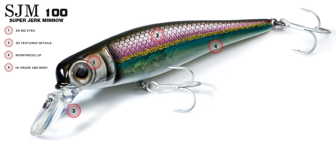 Jerkbait Molix Super Jerk Minnow 100