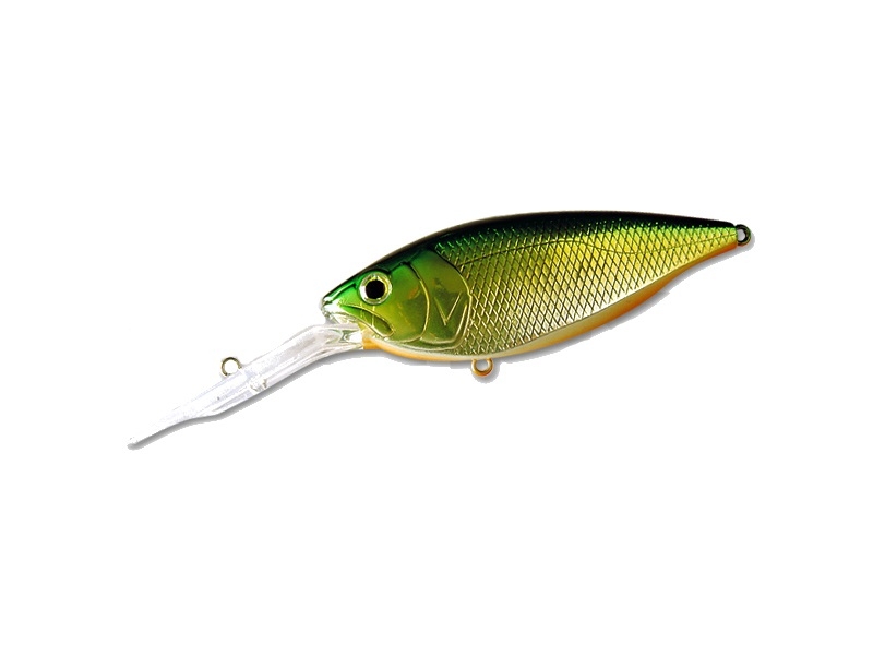 Crankbait Deps Dc 400 Cascabel col. #17 Green Rightning