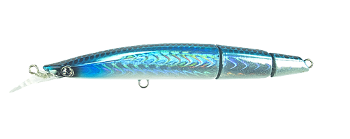 Minnow Seaspin Buginu 105 Bìu 12 gr Slow Sinking col. BLUE-AYU Minnow Seaspin Buginu 105 Bìu 12 gr Slow Sinking col. BLUE-AYU