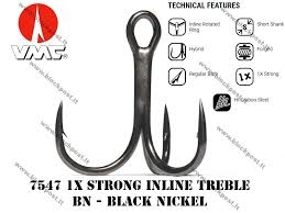 Ancoretta VMC Triple 7547 Black Nickel