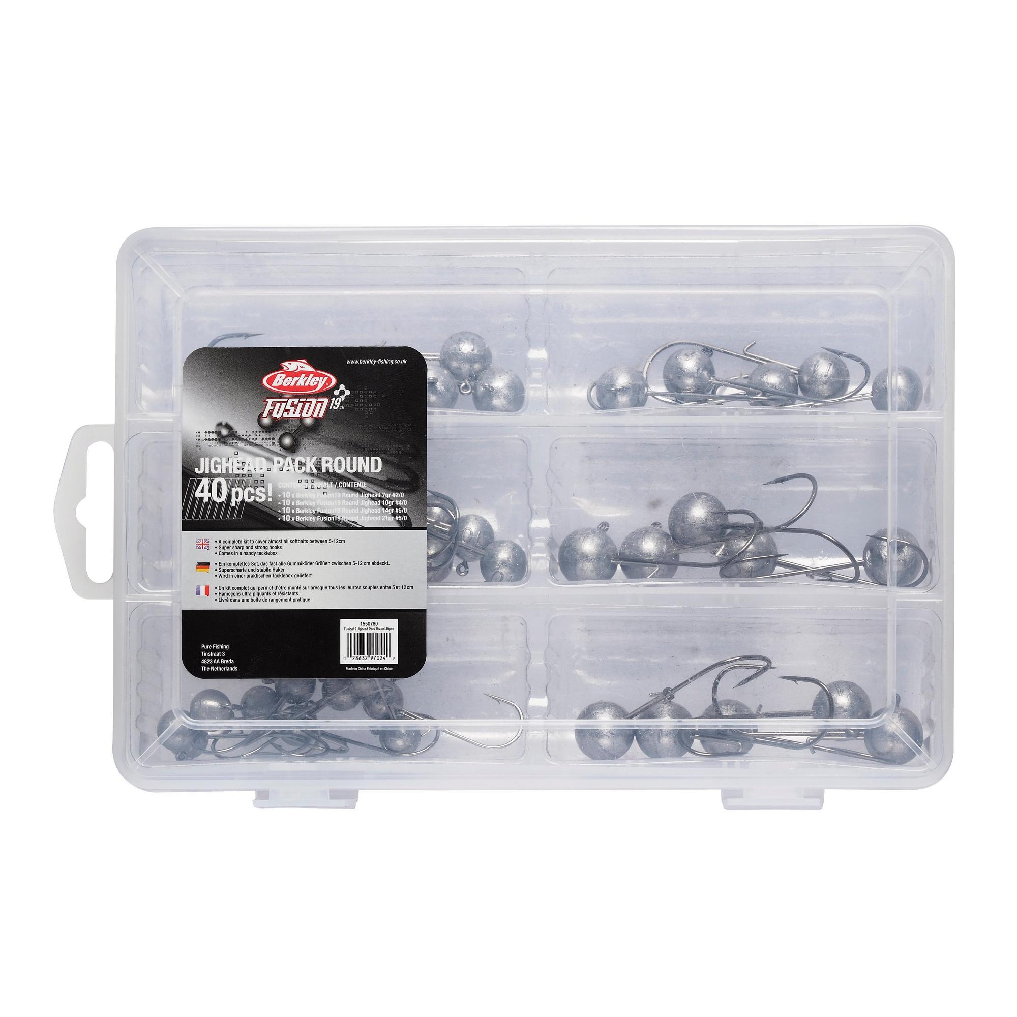 Cassettina Con Testine Berkley Fusion19 Jighead Pack Round (40 pz)