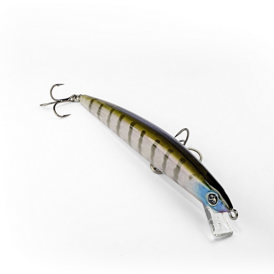 Jerkbait Geko By Seaspin Mommotti 115 SF 12gr Col. Ghost Perch