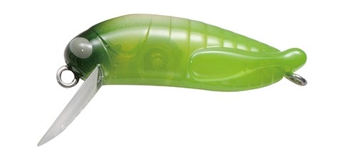 Area Crank Tackle House Elfin Mini Grasshopper 33 F col. 3 Au Green