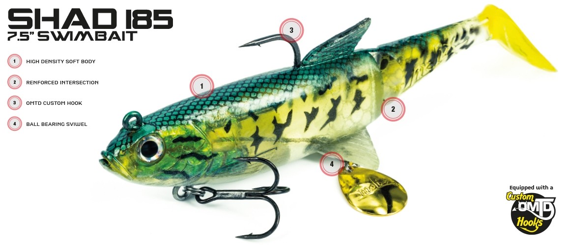 Swimbait Molix Shad 185 