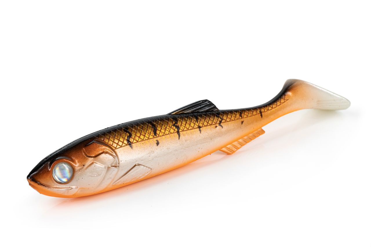 Softbait Molix RT Shad 7" Bulk col. 579 UV Hot Zander