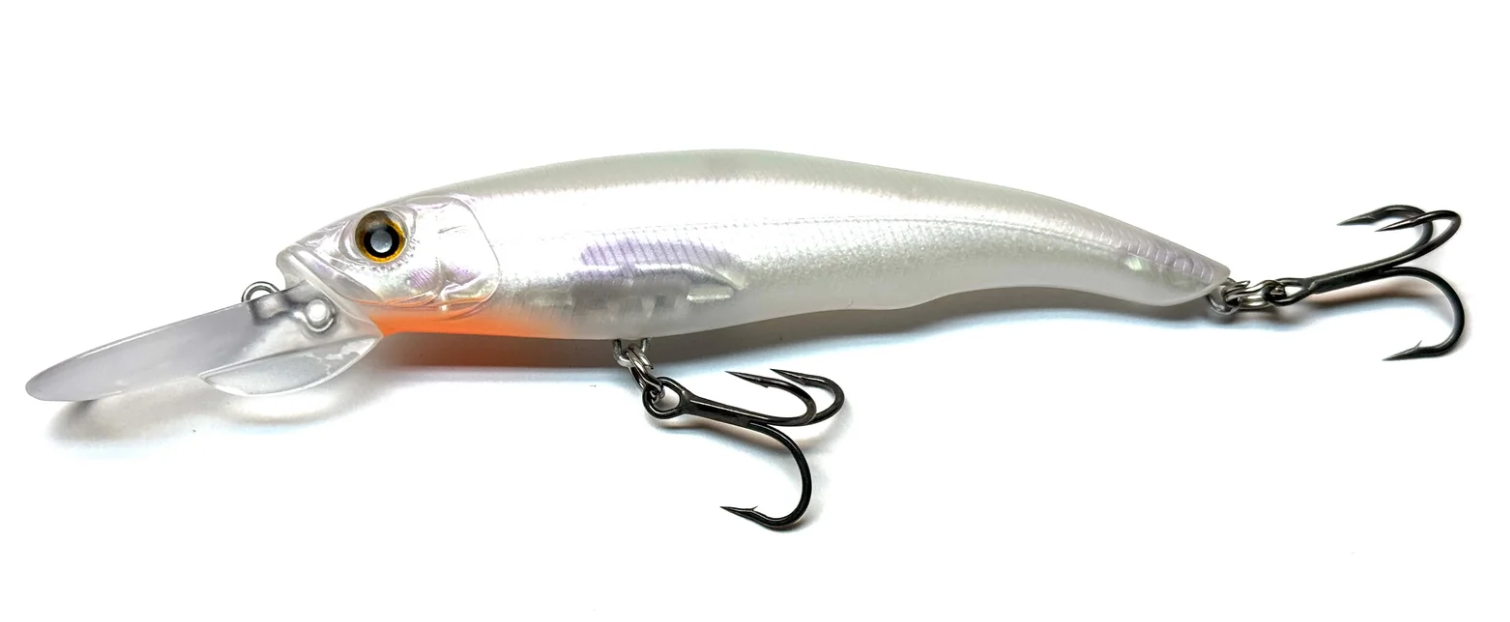 Medium Deep Jerkbait Nishine Erie 95MD Slow Floating col. Prl Flash