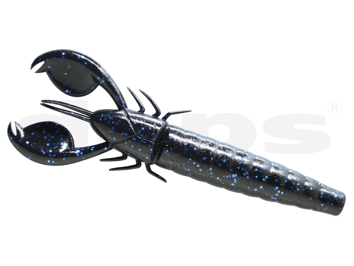 Gambero Deps Clap Craw 4" col. #07 Black/Blue Flake