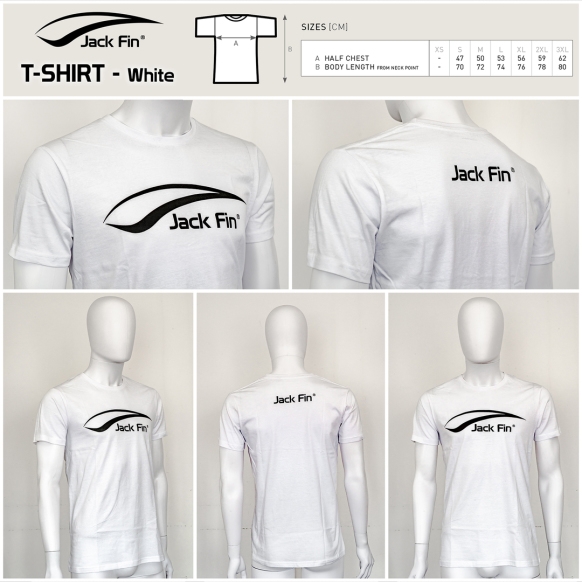 Maglia Jack Fin T-Shirt Logo White