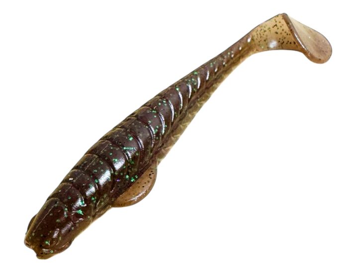 Soft Shad Veeu Design Fluid Walker 4 col. 34 Brown Green Flakes Soft Shad Veeu Design Fluid Walker 4 col. 34 Brown Green Flakes