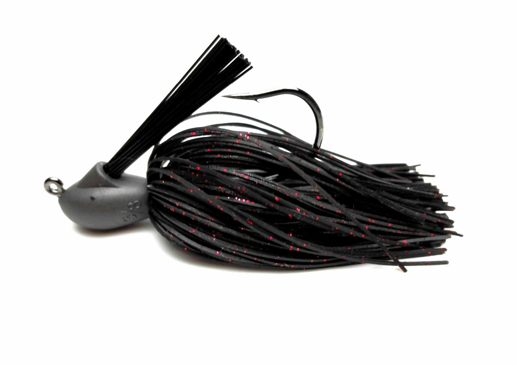 Rubber Jig Keitech Model One V2 1/4 oz (7 g) col. K408 Black/Red Rubber Jig Keitech Model One V2 1/4 oz (7 g) col. K408 Black/Red