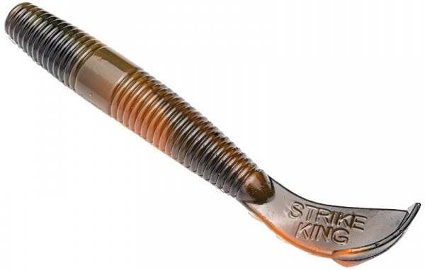 Worm Strike King Rage Ned Cut-R Worm col. 466 Crawdaddy