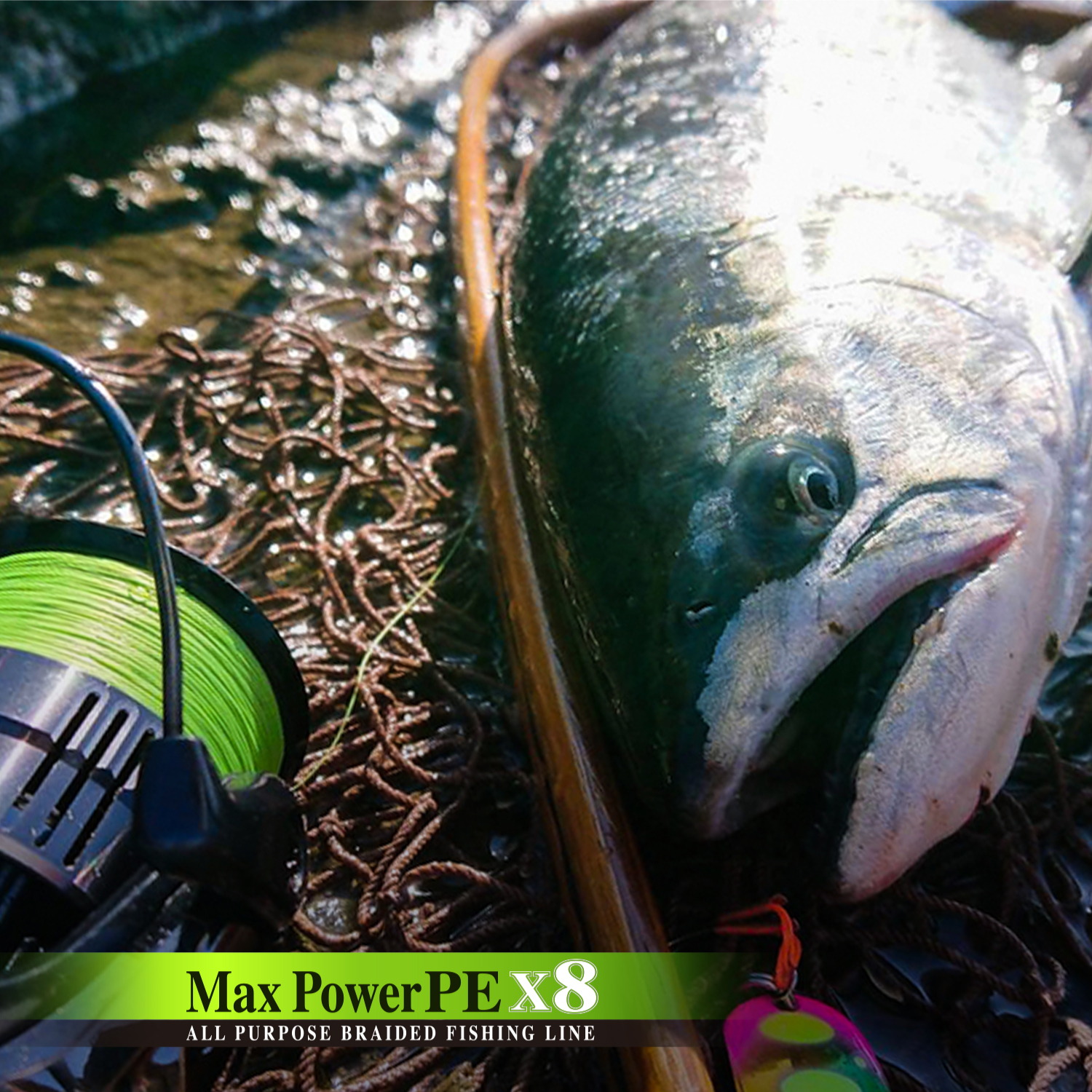 Treccia Varivas Max power PE X8 Lime Green 150mt 
