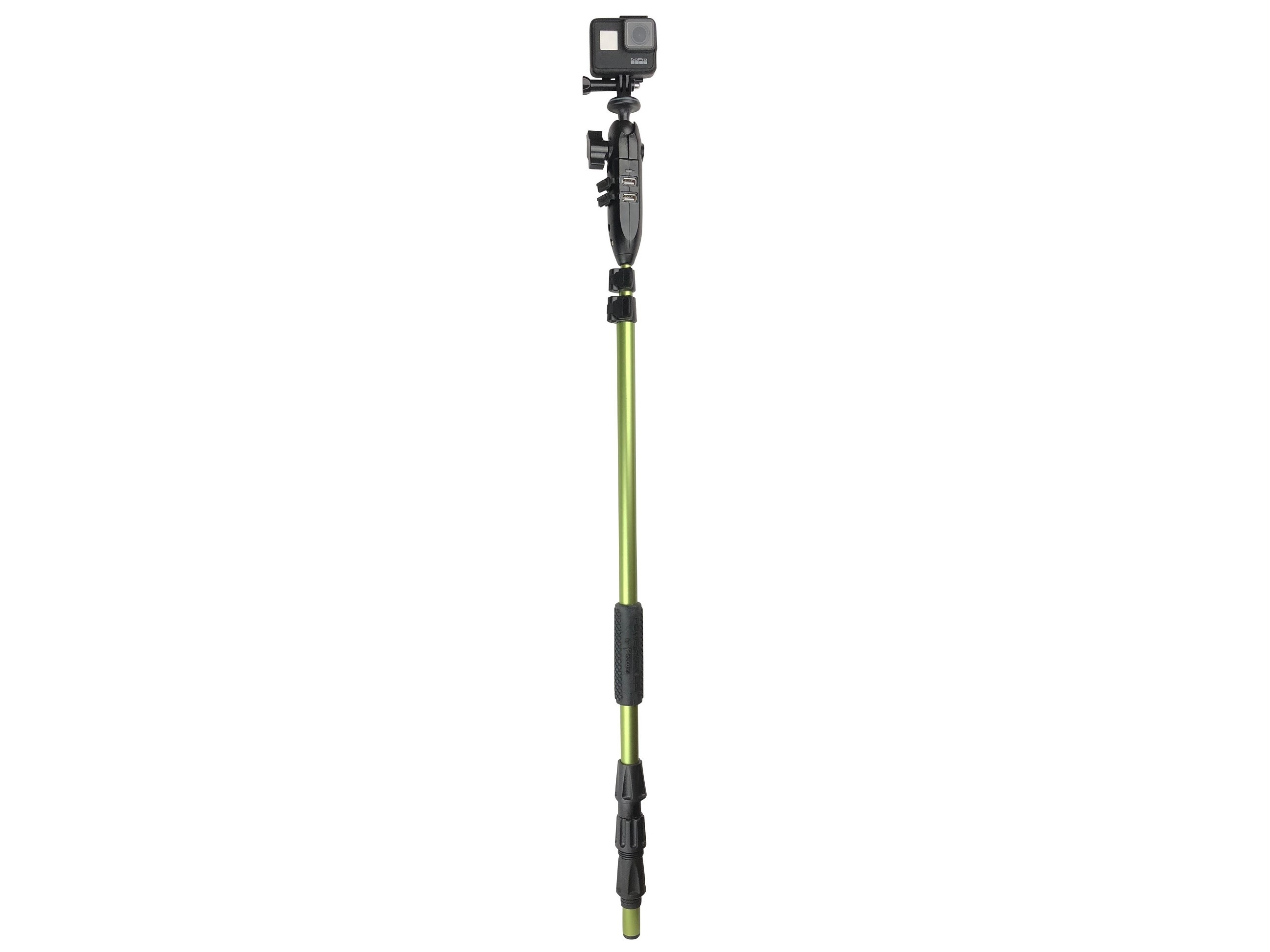 Supporto GoPro a palo alimentato per barca YOLOtek Power Stick 53”