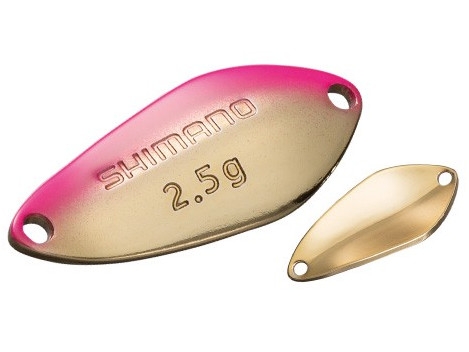 Spoon Shimano Cardiff Search Swimmer 1.8gr Col. 62S Pink Gold Spoon Shimano Cardiff Search Swimmer 1.8gr Col. 62S Pink Gold