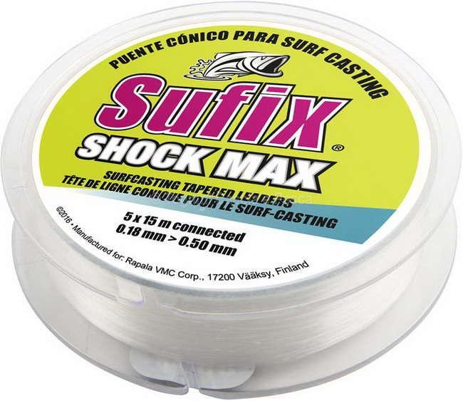 Nylon Sufix SHOCK MAX Shock Leader 15mt 0,26-0,57mm