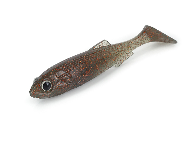 Artificiale Molix Real Thing Shad 4.5" col. 495 UV Green Shmmrng