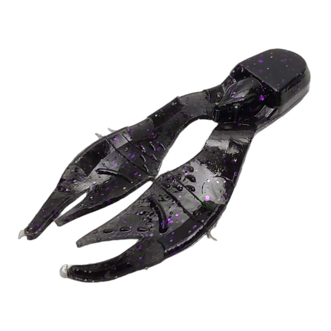 Trailer X-Bait Chunk 2.75" col. Black Purple Flake