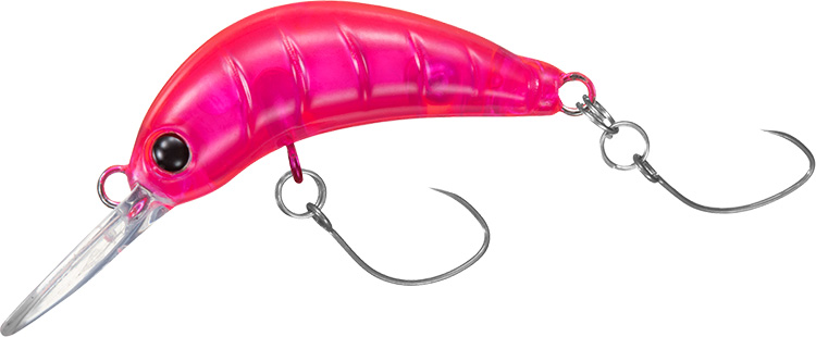 Crankbait Trout Area Daiwa Masuno Imomushi col. Clear Pink Crankbait Trout Area Daiwa Masuno Imomushi col. Clear Pink