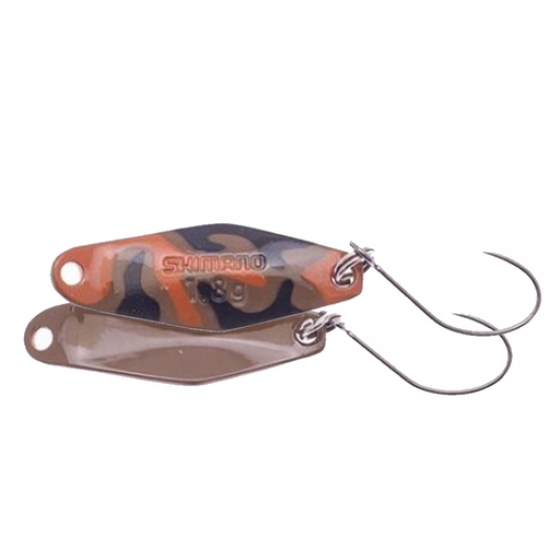 Spoon Shimano Cardiff Wobble Swimmer 1.8 g col. 19T Orange Camo Spoon Shimano Cardiff Wobble Swimmer 1.8 g col. 19T Orange Camo