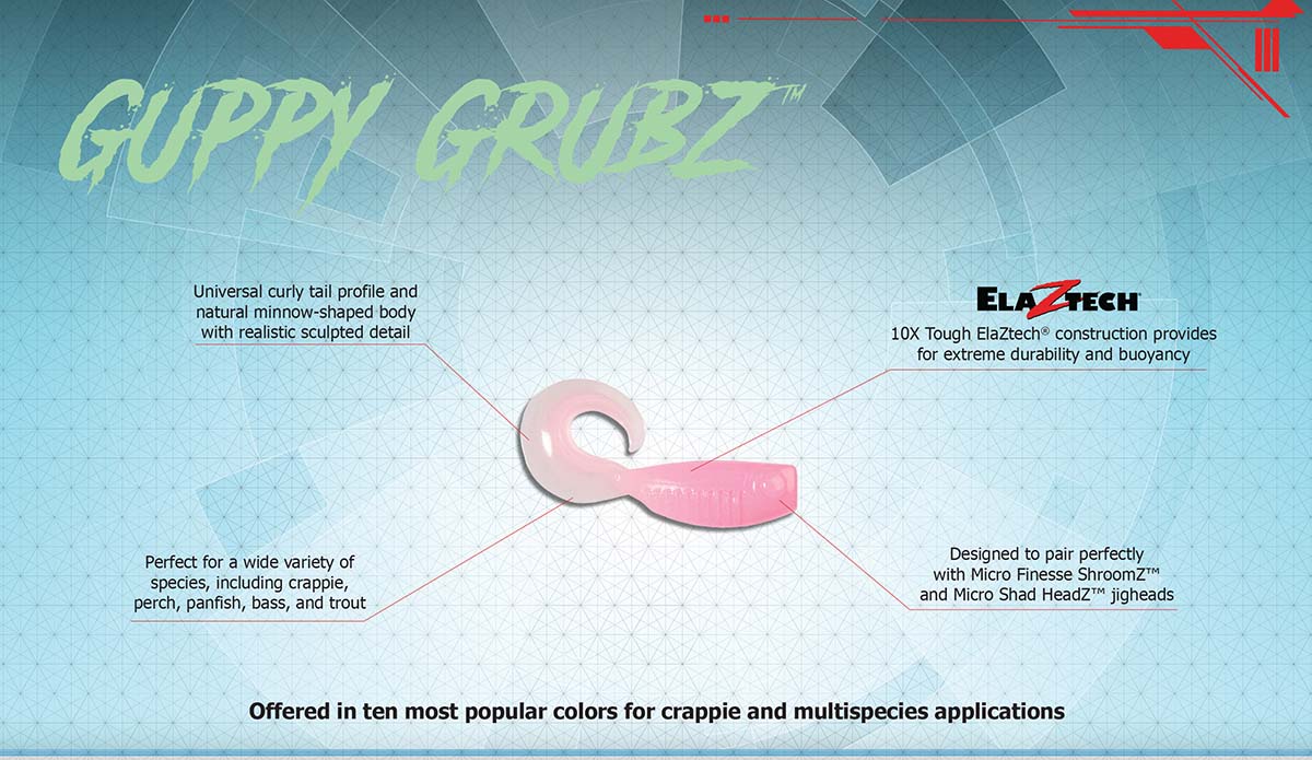Grub Z-Man Guppy Grubz 2"