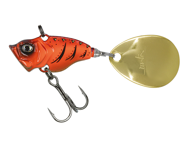 Metal Vibration Molix Trago Spin Tail 3/4 oz col. 59 WCC Red Craw