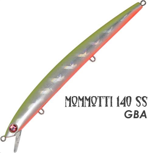 Jerkbait Seaspin Mommotti SS 140 (Slow Sinking) 16 gr col. GBA Jerkbait Seaspin Mommotti SS 140 (Slow Sinking) 16 gr col. GBA