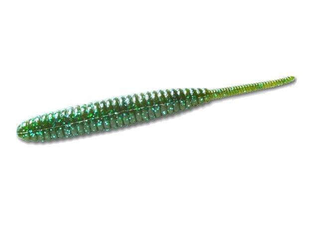 Soft Stickbait Deps Deathadder 8” Col. #11 Watermelon/Blue Flake